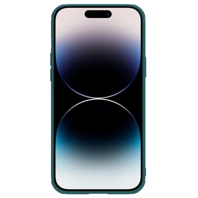 2. Nillkin CamShield Leather S Case iPhone 14 Pro Max case with camera cover green