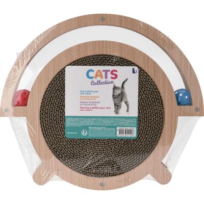 5. SCRATCHING POSTS FOR CAT INTERACTIVE TOY TWO BALLS 39X33.5X4.5CM