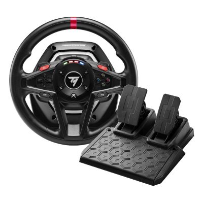 3. Thrustmaster T128 Shifter Pack, Wheel + Pedals, PC, Xbox, Handbrake Button, View Button, Settings Button, Directional Buttons, Menu Button, Share Button, Analog, 900°, Wired