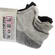 3. Skechers 3pk Work Lowcut Womens Socks S119052-GRBK Gray One size