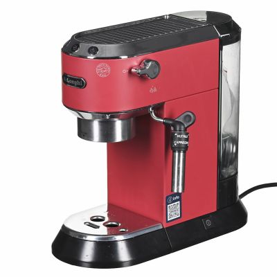 8. DeLonghi Dedica Style EC 685.R Espresso Machine (1300 W; red)