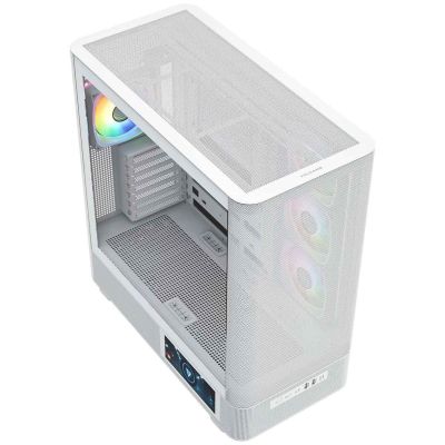24. MODECOM VOLCANO AQ 400 ARGB MIDI CASE WHITE