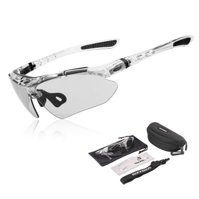 Rockbros sports glasses 0089 silver polarized