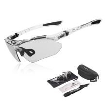 Rockbros sports glasses 0089 silver polarized