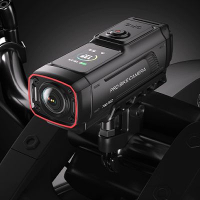 7. AKEEYO 730Pro 4K Handlebar Video Recorder Sports Camera for Bikes and Motorcycles - Black