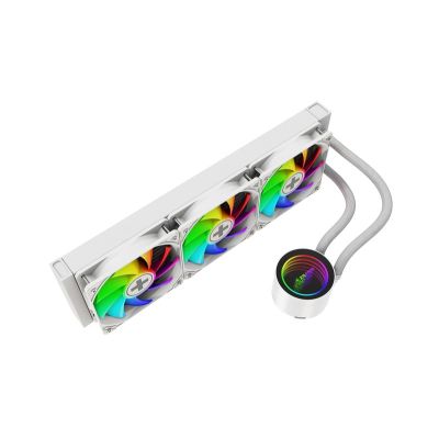 9. Xilence XC998 Computer Cooling System, Processor, Liquid Cooling Kit, 12 cm, White, 1 pc