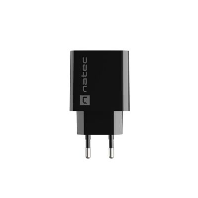 3. NATEC RIBERA USB-A 18W BLACK CHARGER NUC-2058