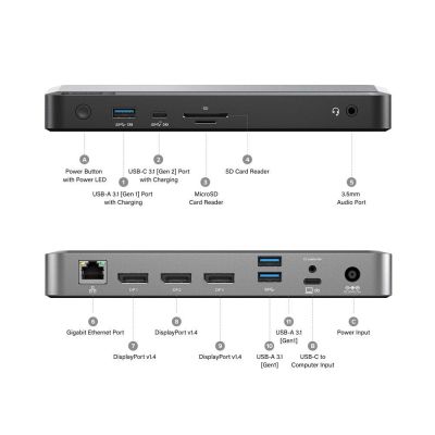 7. ALOGIC MX3 Wired USB 3.2 Gen 1 (3.1 Gen 1) Type-C Black, Gray