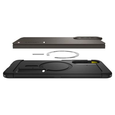 8. Spigen Tough Armor MagSafe Case for Samsung Galaxy S25 Edge - Gray/Black
