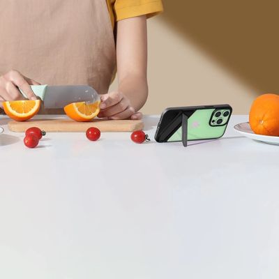 12. Ugreen Fusion Kickstand Case iPhone 13 Pro Hard Cover with Gel Frame and Stand black (90153)