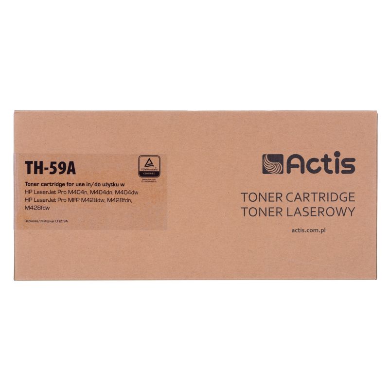 2. Actis TH-59A Toner (replaces HP CF259A; Supreme; 3,000 pages; black) with toner level monitoring chip. We recommend disabling printer software updates.