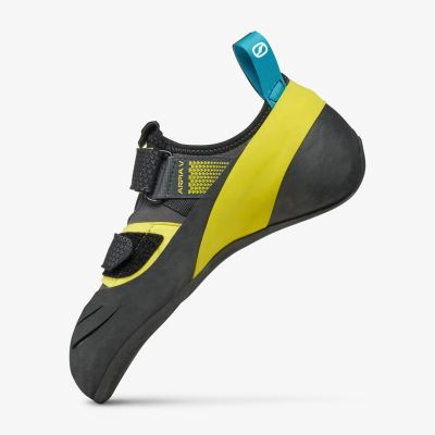 3. Scarpa Arpia V climbing shoes - shark/yellow size: 41