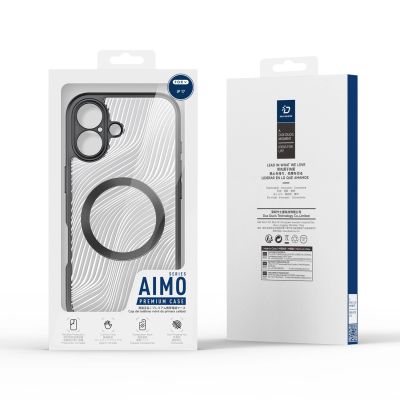9. Dux Ducis Aimo Mag Case with Magnetic Ring for iPhone 17 - Black