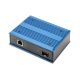 Industrial media converter 1000Base-TX PoE 30W - 1000Base-FX SFP (without module) DIN extended temperature range