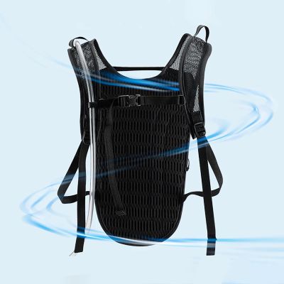 3. Rockbros H32 Hydration Backpack with 2L Water Reservoir for Cycling and Running - Black