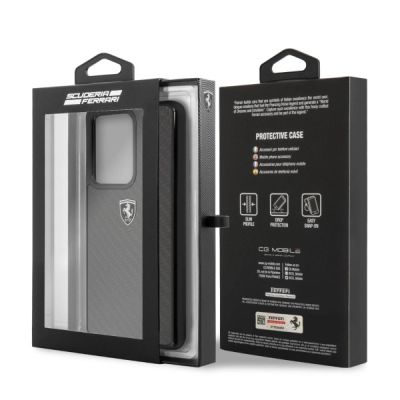 7. Ferrari Carbon Heritage Case for Samsung Galaxy S20 Ultra - Black