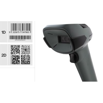 2. Safescan 310-W Handheld 1D/2D CMOS Barcode Scanner Black, Gray