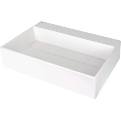 Granite countertop washbasin with space for a tap - with a cover