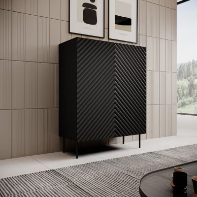 3. 2D2SZ ONDA bookcase 98x45x127 black