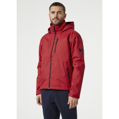 7. Helly Hansen Crew Hooded Midlayer Jacket M 33874 162