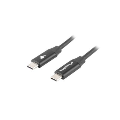 3. LANBERG USB-C CABLE 2.0 M/M 1.8M PREMIUM QC 4.0 POWER DELIVERY 60W BLACK CA-CMCM-40CU-0018-BK