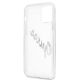 7. Guess GUHCP12LKTRSVSI iPhone 12 Pro Max 6.7" Transparent hardcase Vintage Script Silver