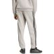 3. Men's adidas Essentials 3-Stripes Fleece Tapered Cuffed Pants Gray KY4127