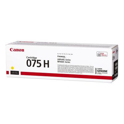8. Canon 075 H Toner Cartridge 1pc Original Yellow