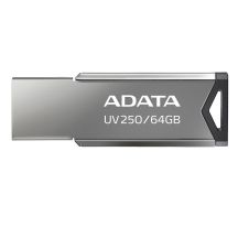 ADATA UV250 AUV250-64G-RBK pendrive (64GB; USB 2.0; silver color)