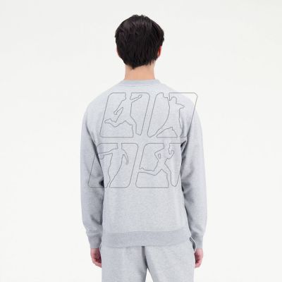 8. New Balance ESSENTIALS STACKED LOGO FRENC AG M sweatshirt MT31538AG