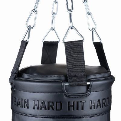 13. PREMIUM Punching Bag + Hoop SBRX Black Empty - 150cm | DBX Bushido