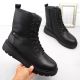 14. Women’s black lined leather ankle boots Rieker 70401-00