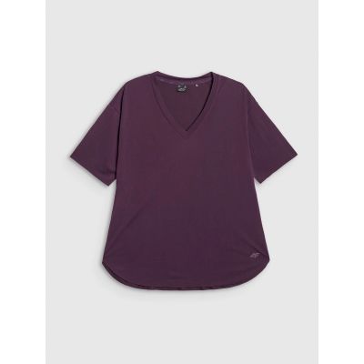 7. Women's oversize T-shirt with modal 4F 4FRAW25TTSHF3283-50S