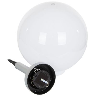 13. SOLAR LAMP MILK GLOBE 30x62CM