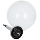 13. SOLAR LAMP MILK GLOBE 30x62CM