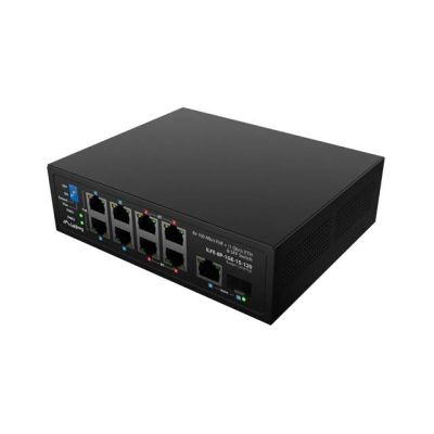 23. SWITCH LANBERG ILFE-8P-1GE-1S-120 LIGHT INDUSTRIAL POE 4XBT 4XAT SFP+ETH DIN FAST ETHERNET