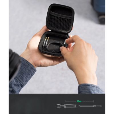 7. Ugreen AUX splitter cable 3.5 mm mini jack (female) - 2x 3.5 mm mini jack (male - microphone and headphones) silver (AV193 50255)