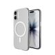 4. Puro Lite Mag TPU+PC Case Compatible with MagSafe for iPhone 17 - Transparent with White Ring