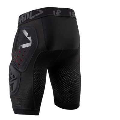 2. LEATT Impact Shorts 3DF 3.0 Protective Shorts, Size L, Black