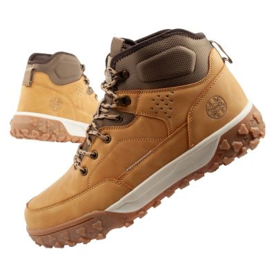 Lee Cooper men's winter hiking boots, insulated, high-top, caramel