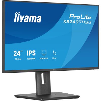 5. iiyama ProLite XB2497HSU-B1 computer monitor 60.5 cm (23.8") 1920 x 1080 px Full HD LED Black