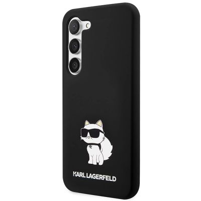 2. Karl Lagerfeld Silicone Choupette Case for Samsung Galaxy S23 - Black
