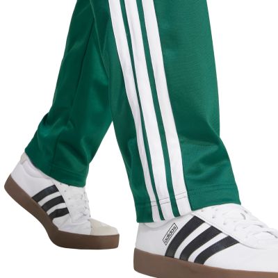 6. Men's adidas 3-Stripes Tricot Regular-Fit Open Hem Pants Green JI8806