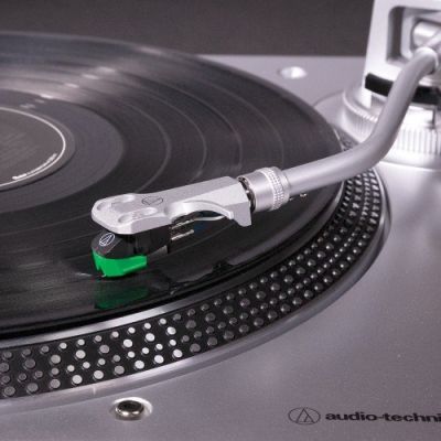 2. Audio-Technica AT-LP120X Direct Drive Turntable Silver