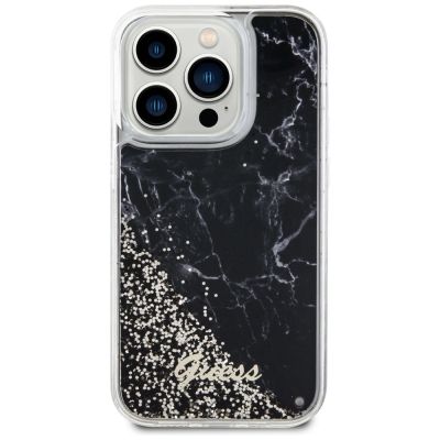 3. Guess GUHCP14LLCSGSGK iPhone 14 Pro 6.1" black/black hardcase Liquid Glitter Marble