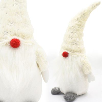 7. DECORATIVE gnome dwarf white 45cm