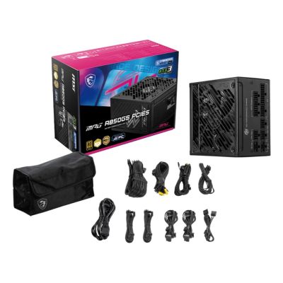 13. MSI MPG A850GS 850W PCIE5 80+ Gold ATX 3.1 Power Supply
