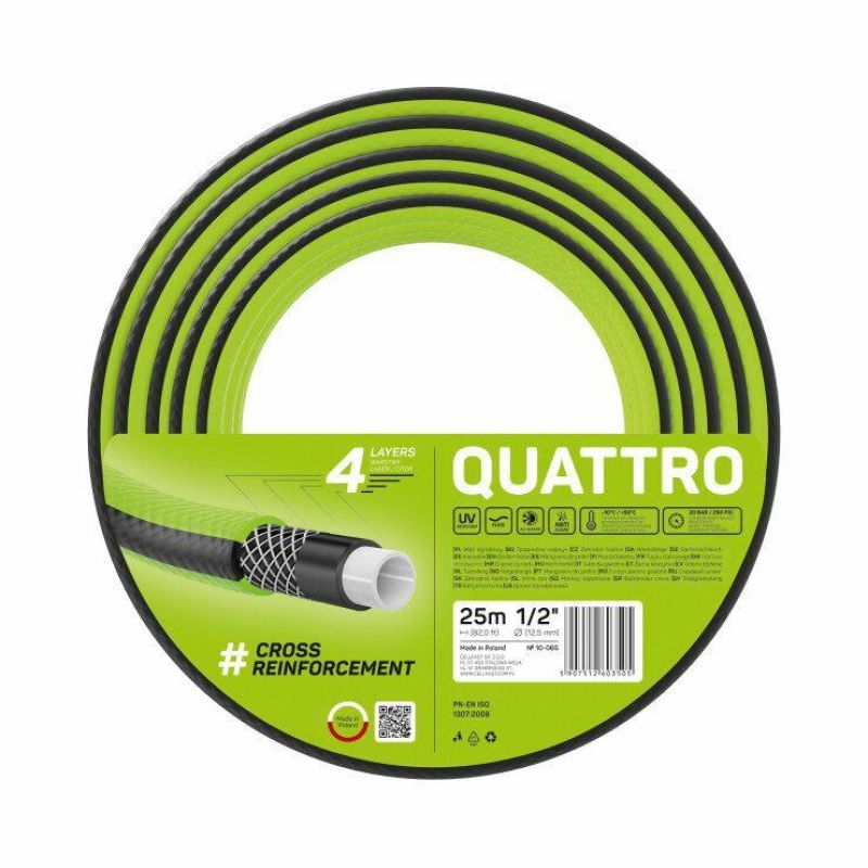 3. Quattro garden hose 3/4" 50m 10-073 CELLFAST