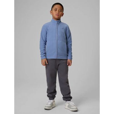 3. Regular fleece without hood for boys 4F 4FJRSS26TFLEM508-32S