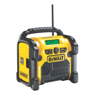 2. DeWALT DCR020-QW Portable Digital Radio Black, Yellow